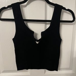 Black Crop Top
